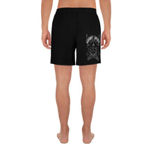Cargar imagen en el visor de la galería, 4 Men's Athletic Long Shorts Skull Black design by Calico Jacks