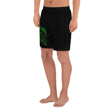 Cargar imagen en el visor de la galería, 3 Men's Athletic Long Shorts Skull Green design by Calico Jacks