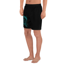 Cargar imagen en el visor de la galería, 3 Men's Athletic Long Shorts Skull Blue design by Calico Jacks