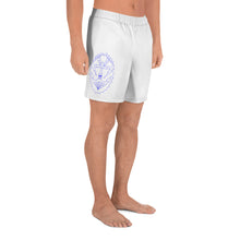 Load image into Gallery viewer, 2 Men&#39;s Athletic Long Shorts Anchor White design by Calico Jacks
