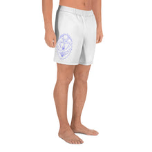 Cargar imagen en el visor de la galería, 2 Men's Athletic Long Shorts Anchor White design by Calico Jacks