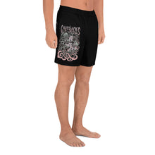 Cargar imagen en el visor de la galería, 2 Men's Athletic Long Shorts Cthulhu design by Calico Jacks