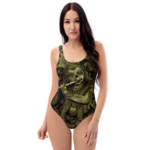 Load image into Gallery viewer, 1 One-Piece Swimsuit Shriek design by Calico Jacks
