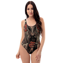Load image into Gallery viewer, 1 One-Piece Swimsuit Cerebrum design by Calico Jacks