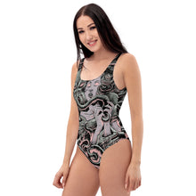Load image into Gallery viewer, 3 One-Piece Swimsuit Cthulhu design by Calico Jacks