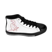 Load image into Gallery viewer, 4 Men's High-top Sneakers Red Samurai by Calico Jacks