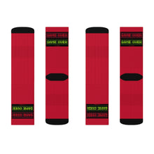 Charger l'image dans la galerie, 2 Game Over Rouge Socks by Calico Jacks