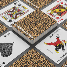 Load image into Gallery viewer, Calico Jacks Poker Cards Leopard Print