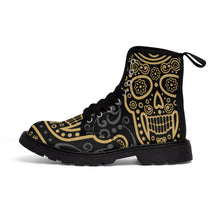 Load image into Gallery viewer, 2 Men's Canvas Boots Ace Skull by Calico Jacks