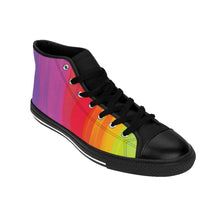 Lade das Bild in den Galerie-Viewer, 8 Men's High-top Sneakers Rainbow Connection by Calico Jacks
