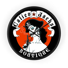 Load image into Gallery viewer, 9 Wall clock Pirate Red design by Calico Jacks