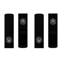 Load image into Gallery viewer, 5 White Spider Web on Socks by Calico Jacks