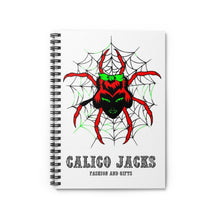 Lade das Bild in den Galerie-Viewer, 1 Red Spider Note Book - Spiral Notebook - Ruled Line by Calico Jacks