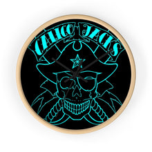 Cargar imagen en el visor de la galería, 5 Wall clock Skull Blue design by Calico Jacks