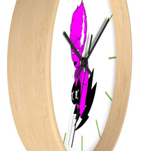 Cargar imagen en el visor de la galería, 5 Wall clock Frankies Girl Purple design by Calico Jacks