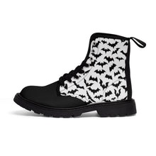 Load image into Gallery viewer, 5 Men's Canvas Boots White Bats by Calico Jacks