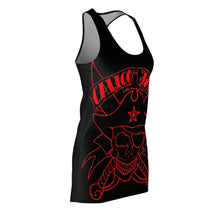 Lade das Bild in den Galerie-Viewer, Women's Racerback Dress Skull Red design by Calico Jacks