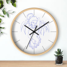 Load image into Gallery viewer, 18 Wall clock Hula Blue design by Calico Jacks
