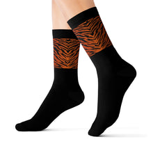 Load image into Gallery viewer, 4 Tiger Top Socks by Calico Jacks