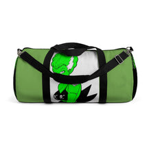 Cargar imagen en el visor de la galería, 2 Green Lady Frankenstein Duffel Bag design by Calico Jacks