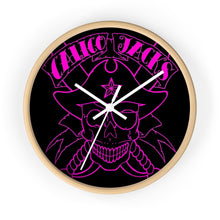 Cargar imagen en el visor de la galería, 3 Wall clock Skull Pink design by Calico Jacks