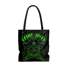 Cargar imagen en el visor de la galería, Green Skull Tote Bag