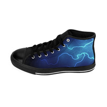 Load image into Gallery viewer, 3 Men's High-top Sneakers Lightning Strikes by Calico Jacks