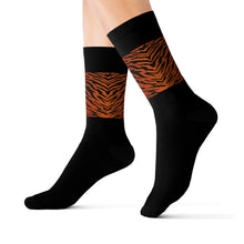 Load image into Gallery viewer, 12 Tiger Top Socks by Calico Jacks