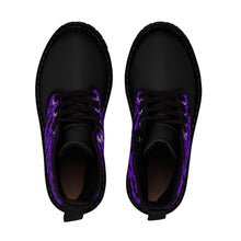 Load image into Gallery viewer, 6 Men's Canvas Boots Purple Bats by Calico Jacks