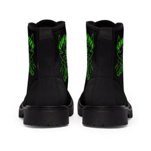 Charger l'image dans la galerie, 7 Women's Canvas Boots Green Skull by Calico Jacks