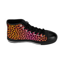 Load image into Gallery viewer, 4 Men's High-top Sneakers Ombre Leopard Print by Calico Jacks
