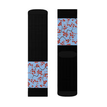 Load image into Gallery viewer, 10 Cherry Blossom Tops of Socks by Calico Jacks