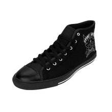 Load image into Gallery viewer, Men's High-top Sneakers White Skull by Calico Jacks