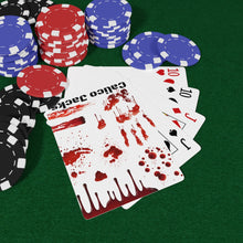 Load image into Gallery viewer, Calico Jacks Poker Cards Bloody Hand Print