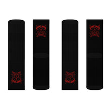 Charger l'image dans la galerie, 2 Red Skulls on Socks by Calico Jacks