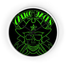 Cargar imagen en el visor de la galería, 6 Wall clock Skull Green design by Calico Jacks