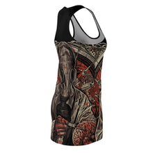 Cargar imagen en el visor de la galería, Women's Racerback Dress Cerebrum design by Calico Jacks