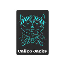 Load image into Gallery viewer, Calico Jacks Poker Cards Blue Skull