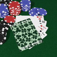 Load image into Gallery viewer, Calico Jacks Poker Cards Irish Clovers