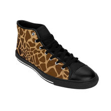Cargar imagen en el visor de la galería, 8 Men's High-top Sneakers Giraffe Print by Calico Jacks