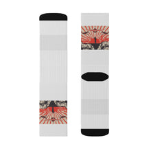 Load image into Gallery viewer, 10 Kamikaze White on Socks by Calico Jacks