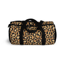 Load image into Gallery viewer, 5 Leopard Print Duffel Bag design by Calico Jacks
