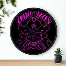Cargar imagen en el visor de la galería, 13 Wall clock Skull Pink design by Calico Jacks