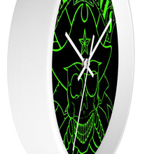 Cargar imagen en el visor de la galería, 2 Wall clock Skull Green design by Calico Jacks