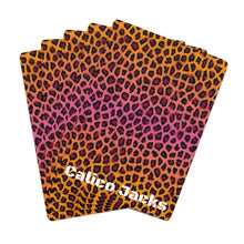 Lade das Bild in den Galerie-Viewer, Calico Jacks Poker Cards Leopard Glam