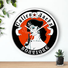 Load image into Gallery viewer, 10 Wall clock Pirate Red design by Calico Jacks