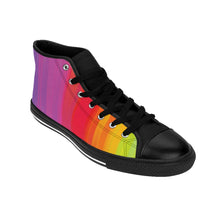 Load image into Gallery viewer, 8 Women's High-top Sneakers Rainbow Connection by Calico Jacks