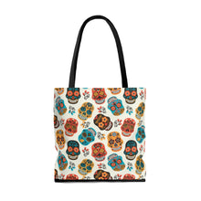 Load image into Gallery viewer, Sugar Skulls Tote Bag