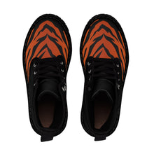Load image into Gallery viewer, 2 Women's Canvas Boots Tiger Toe Cap by Calico Jacks