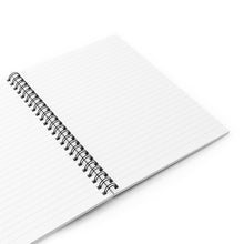 Load image into Gallery viewer, 4 Anchor Tattoo Note Book - White - Spiral Notebook - Ruled Line by Calico Jacks